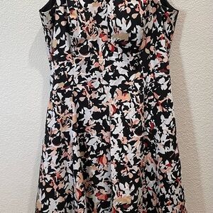 White House Black Market Floral High-low Sleeveless Dress